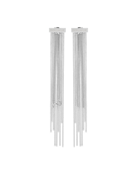 Patrizia Pepe Обици 8J1339 M065 S125 Сребрист цвят на ниска цена