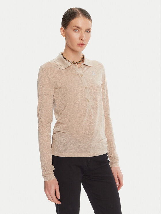 Patrizia Pepe Пуловер 8K0320 K128 Бежов Regular Fit цвят на ниска цена