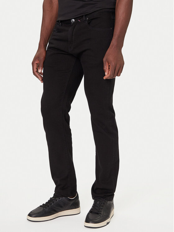 Paul&Shark Дънки 15314106 Черен Straight Fit цвят на ниска цена