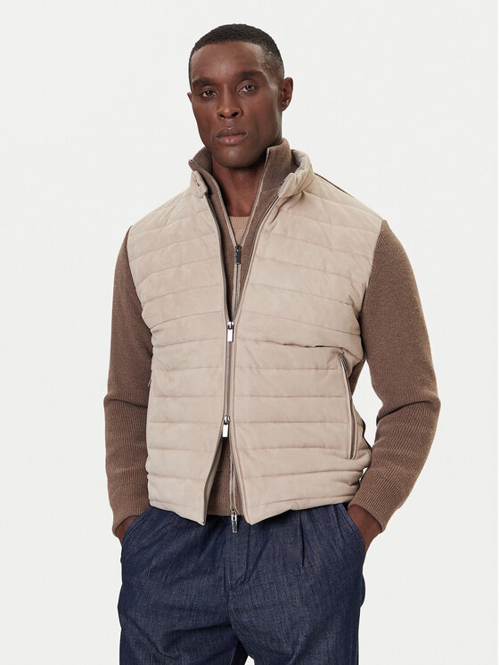 Paul&Shark Преходно яке 15311266 Бежов Regular Fit цвят на ниска цена