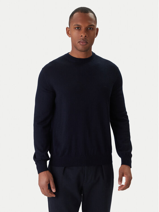 Paul&Shark Пуловер 99311027 Тъмносин Regular Fit цвят на ниска цена