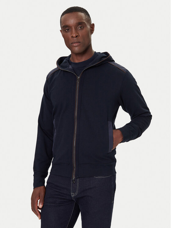 Paul&Shark Суитшърт 15311806 Тъмносин Regular Fit цвят на ниска цена