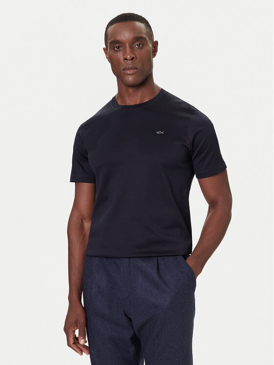 Paul&Shark Тишърт 15311610 Тъмносин Regular Fit цвят на ниска цена