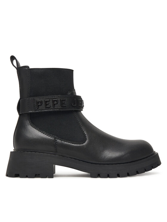 Pepe Jeans Боти Stacy Glow W PLS500026 Черен цвят на ниска цена