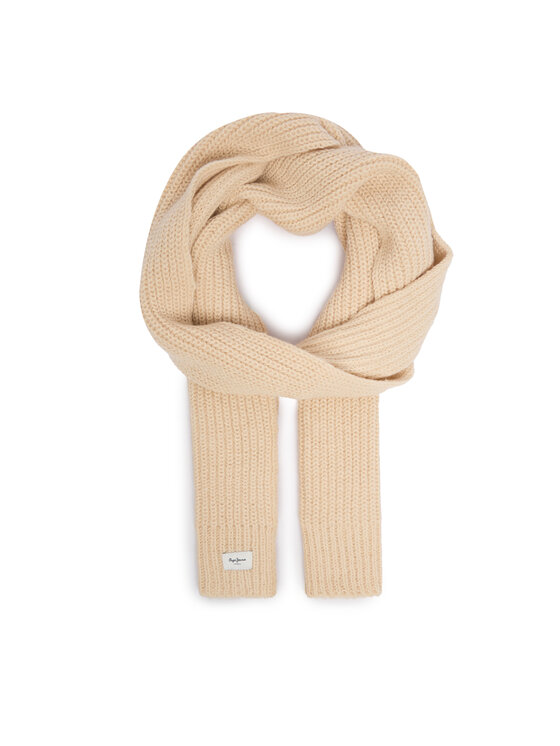 Pepe Jeans Зимен шал PL060197 Екрю цвят на ниска цена