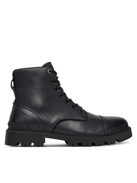 Pepe Jeans Зимни обувки Ryan Brit M PMS500002 Черен цвят на ниска цена