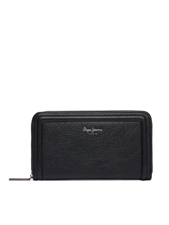 Pepe Jeans Портфейл Code Wallet PL0700001 Черен цвят на ниска цена