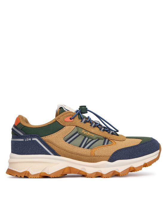 Pepe Jeans Сникърси Peak Bole B PBS600002 Кафяв цвят на ниска цена