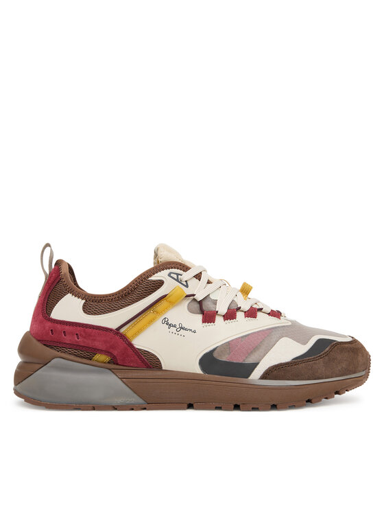 Pepe Jeans Сникърси Stoke Sport M PMS600013 Кафяв цвят на ниска цена