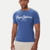 Pepe Jeans Тишърт Original Stretch N PM5010132 Тъмносин Regular Fit цвят на ниска цена