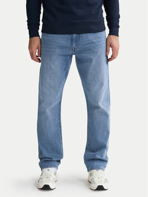 Petrol Industries Дънки Lewis Син Loose Fit цвят на ниска цена