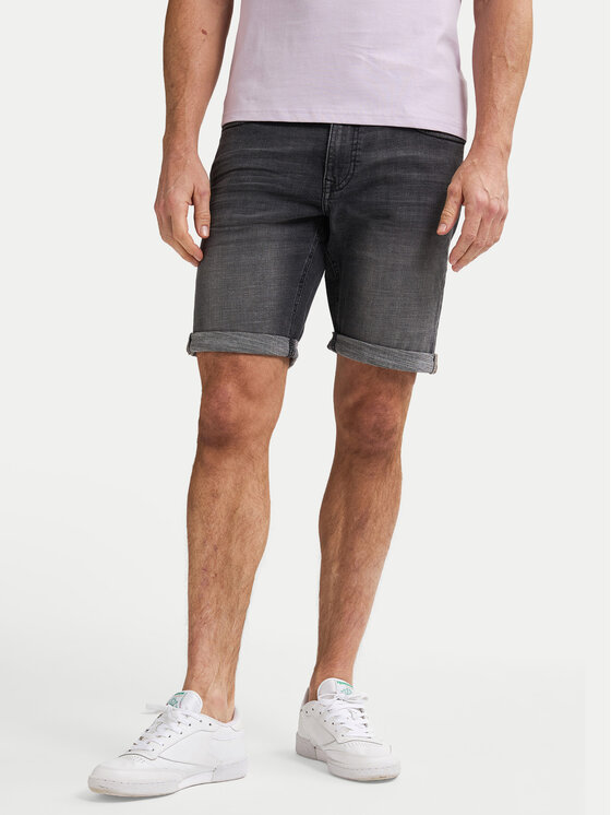 Petrol Industries Дънкови шорти M-1050-SHO002 Сив Regular Fit цвят на ниска цена