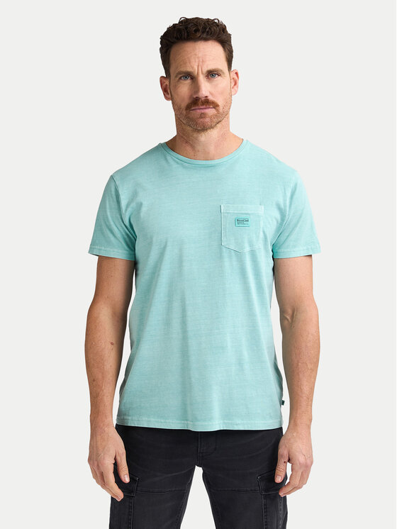 Petrol Industries Тишърт M-1050-TSR632 Син Regular Fit цвят на ниска цена