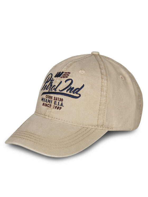 Petrol Industries Шапка с козирка M-1050-CAP820 Бежов цвят на ниска цена