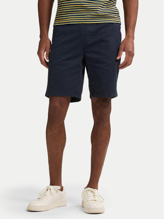 Petrol Industries Шорти от плат M-1050-SHO527 Тъмносин Regular Fit цвят на ниска цена