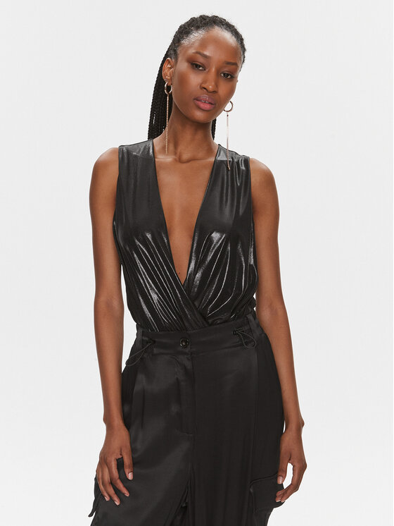 Pinko Боди Sassalloro Body. 102863 Y5RA Черен Slim Fit цвят на ниска цена