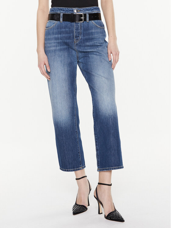 Pinko Дънки 100114 A0HG Син Boyfriend Fit цвят на ниска цена