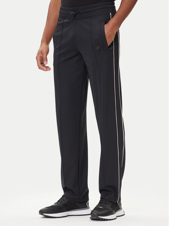 Plein Sport Долнище анцуг FAEC MJT2680 STE003N Черен Loose Fit цвят на ниска цена