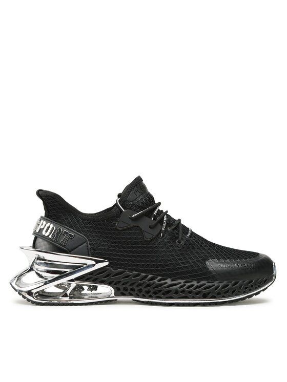 Plein Sport Сникърси The Scratch FABS USC0335 PTE003N Черен цвят на ниска цена