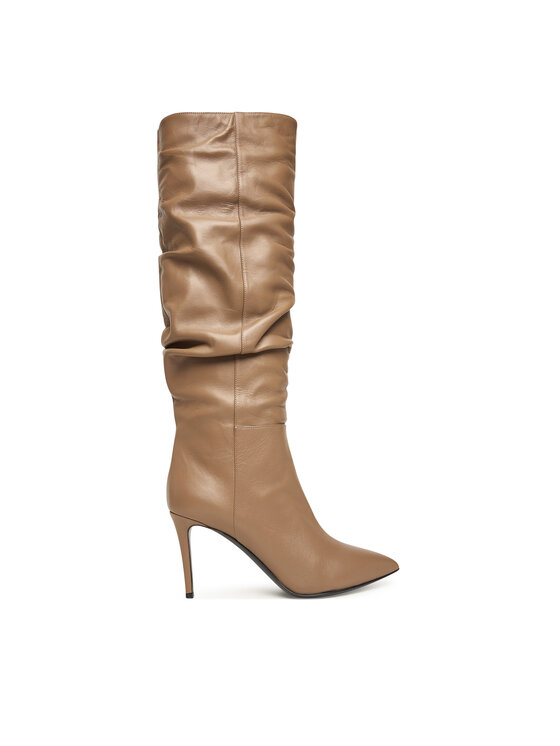 Pollini Ботуши SA26038M0NTE0135 Кафяв цвят на ниска цена