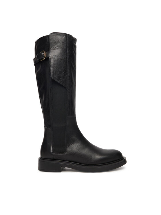 Pollini Ботуши SA26093G0NTK0000 Черен цвят на ниска цена