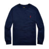 Polo Ralph Lauren Блуза Ls Cn 323843804002 Тъмносин Regular Fit цвят на ниска цена