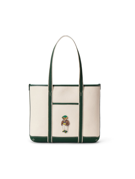 Polo Ralph Lauren Дамска чанта 428973078001 Екрю цвят на ниска цена