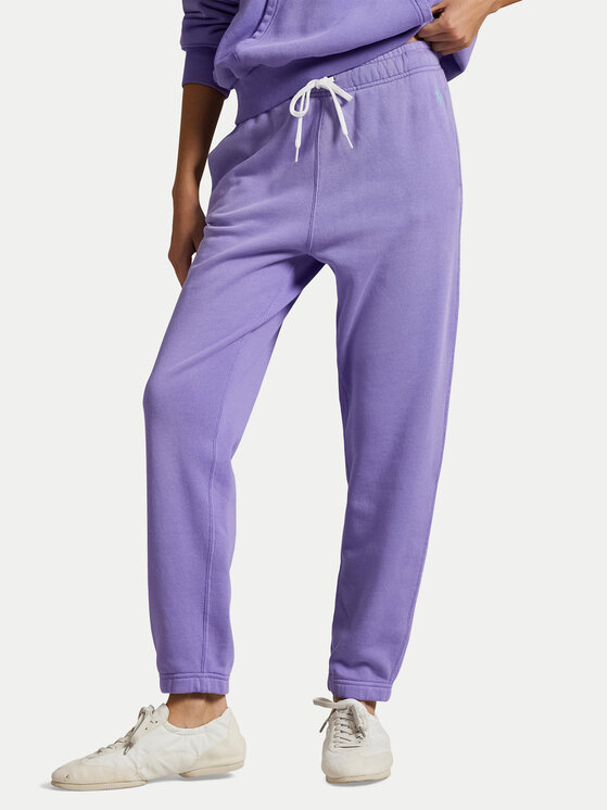 Polo Ralph Lauren Долнище анцуг 211971694006 Виолетов Tapered Fit цвят на ниска цена