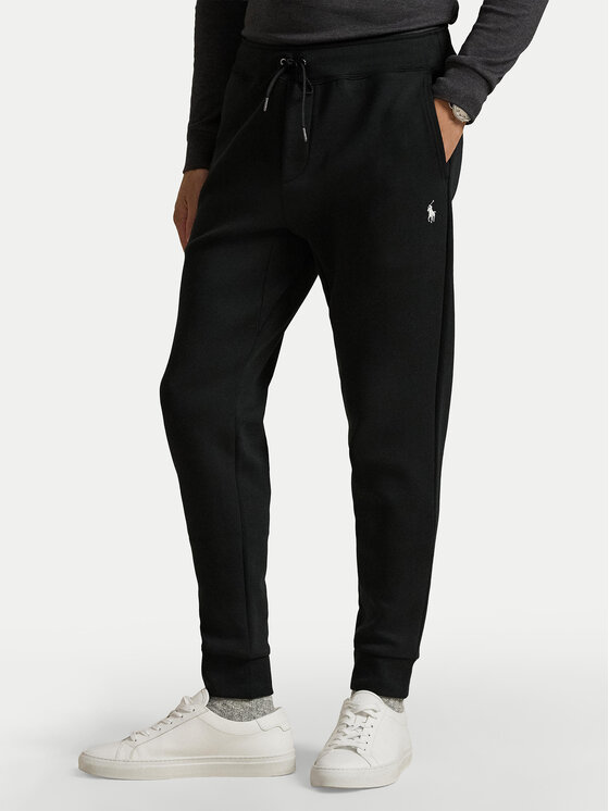 Polo Ralph Lauren Долнище анцуг 710888283 Черен Regular Fit цвят на ниска цена