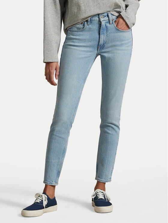 Polo Ralph Lauren Дънки 211969388001 Син Slim Fit цвят на ниска цена