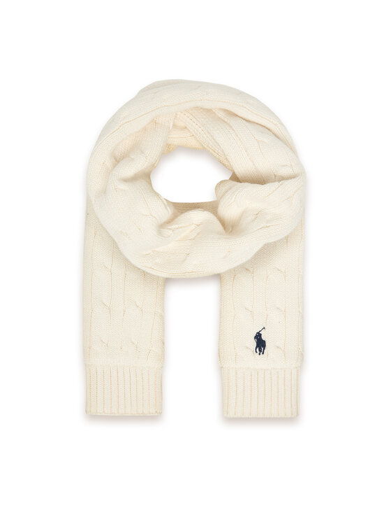 Polo Ralph Lauren Зимен шал 323953206005 Екрю цвят на ниска цена