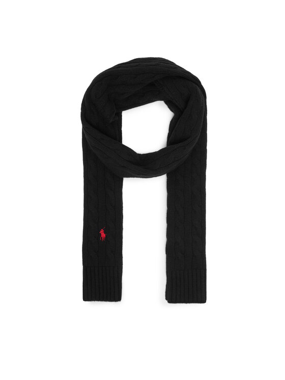 Polo Ralph Lauren Зимен шал 449959345001 Черен цвят на ниска цена