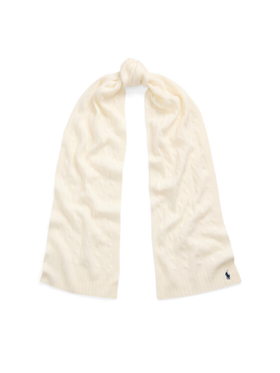 Polo Ralph Lauren Зимен шал 455956296002 Екрю цвят на ниска цена
