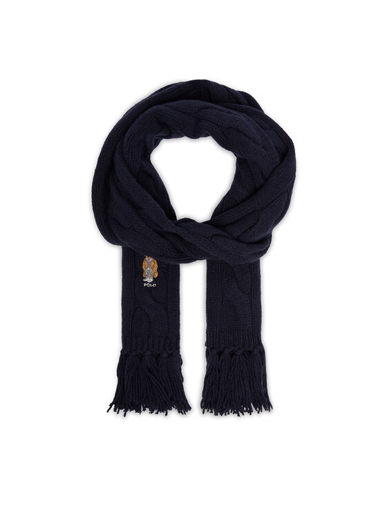 Polo Ralph Lauren Зимен шал 455981434002 Тъмносин цвят на ниска цена