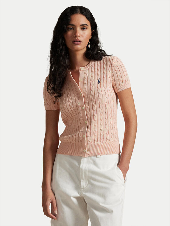 Polo Ralph Lauren Кардиган 211965760001 Оранжев Slim Fit цвят на ниска цена