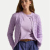 Polo Ralph Lauren Кардиган 211971868506 Виолетов Regular Fit цвят на ниска цена