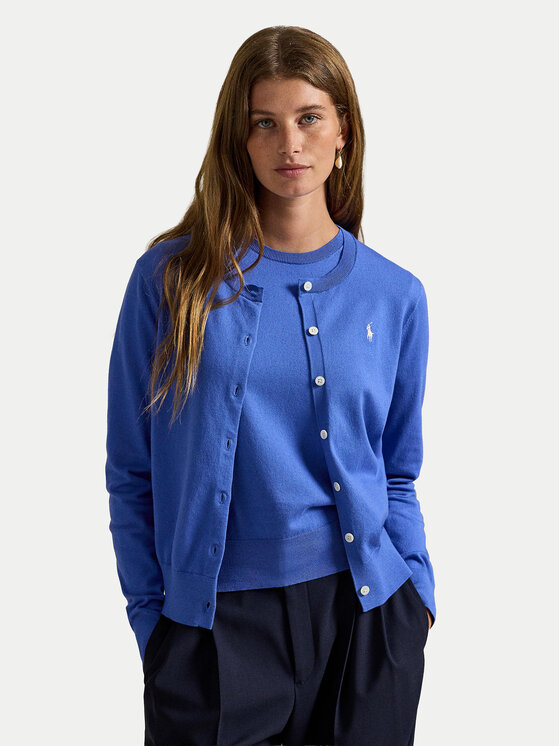 Polo Ralph Lauren Кардиган 211971871500 Син Regular Fit цвят на ниска цена