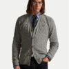 Polo Ralph Lauren Кардиган 710949808005 Сив Regular Fit цвят на ниска цена