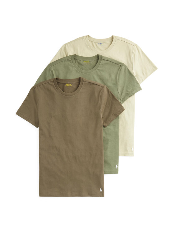 Polo Ralph Lauren Комплект тениски 714830304013 Зелен Regular Fit цвят на ниска цена