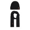 Polo Ralph Lauren Комплект шал и шапка 455981430003 Черен цвят на ниска цена