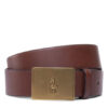 Polo Ralph Lauren Мъжки колан 36Mm Pp Plaque Belt 405691693002 Кафяв цвят на ниска цена