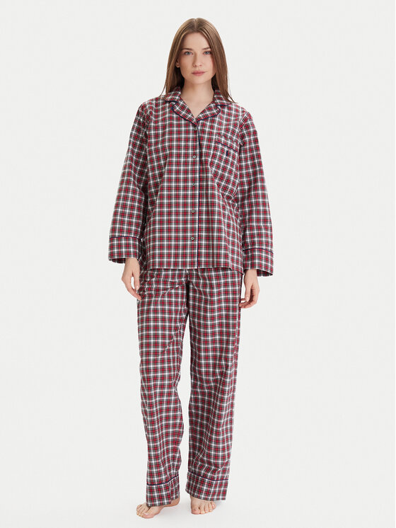 Polo Ralph Lauren Пижама 4P0429 Бордо Relaxed Fit цвят на ниска цена