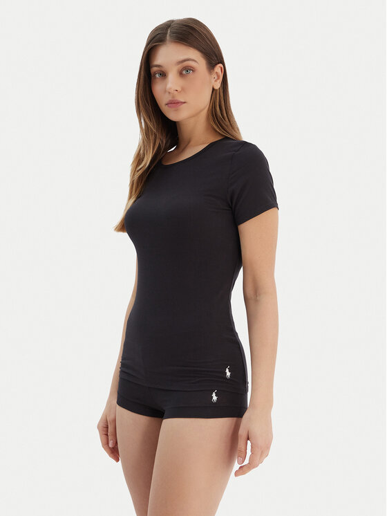 Polo Ralph Lauren Пижама 4P0719 Черен Regular Fit цвят на ниска цена