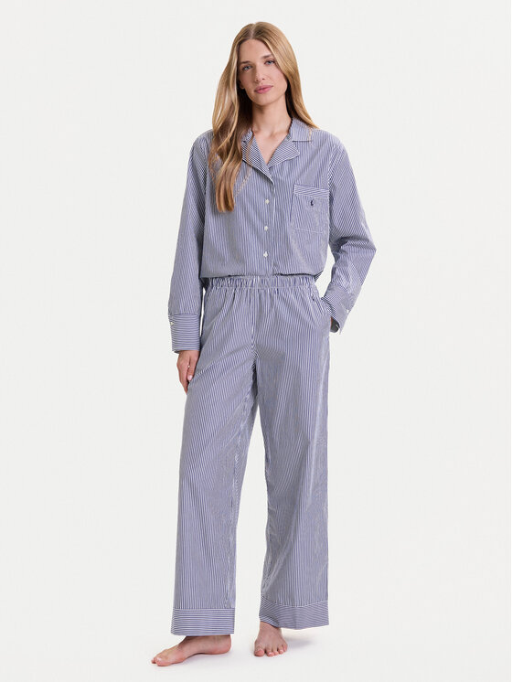 Polo Ralph Lauren Пижама 4P8004 Син Relaxed Fit цвят на ниска цена