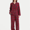 Polo Ralph Lauren Пижама 4P8043 Червен Relaxed Fit цвят на ниска цена