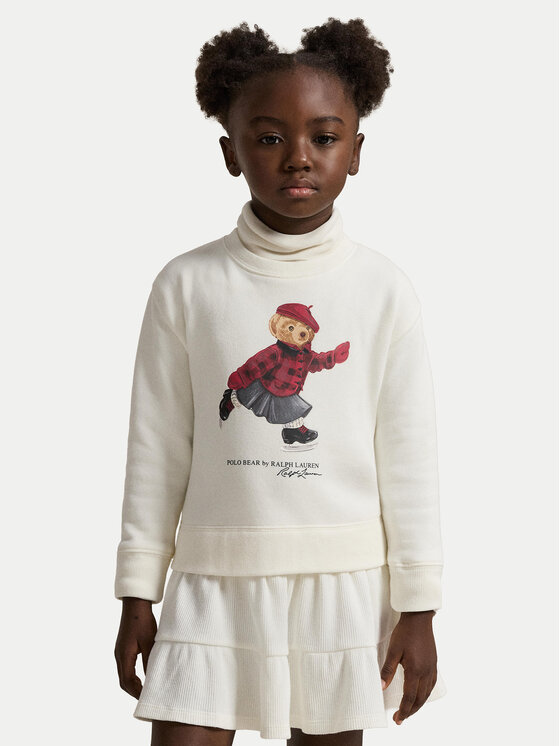 Polo Ralph Lauren Плетена рокля 312981086001 Екрю Regular Fit цвят на ниска цена