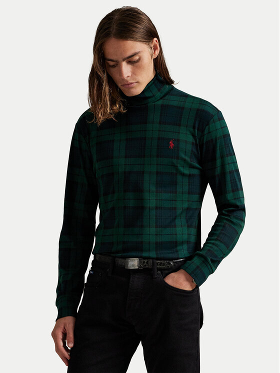 Polo Ralph Lauren Поло 710981469001 Зелен Regular Fit цвят на ниска цена