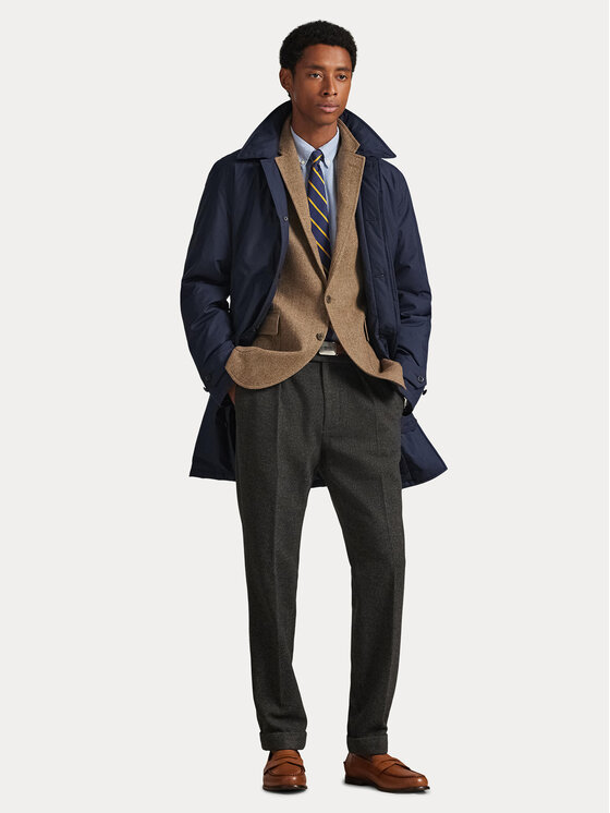 Polo Ralph Lauren Преходно палто 710970435001 Тъмносин Regular Fit цвят на ниска цена