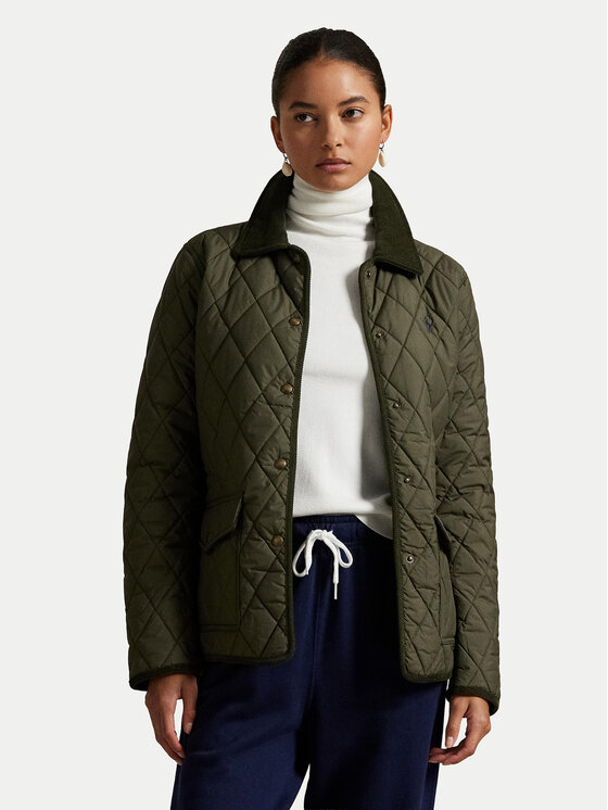 Polo Ralph Lauren Преходно яке 211965336001 Зелен Straight Fit цвят на ниска цена