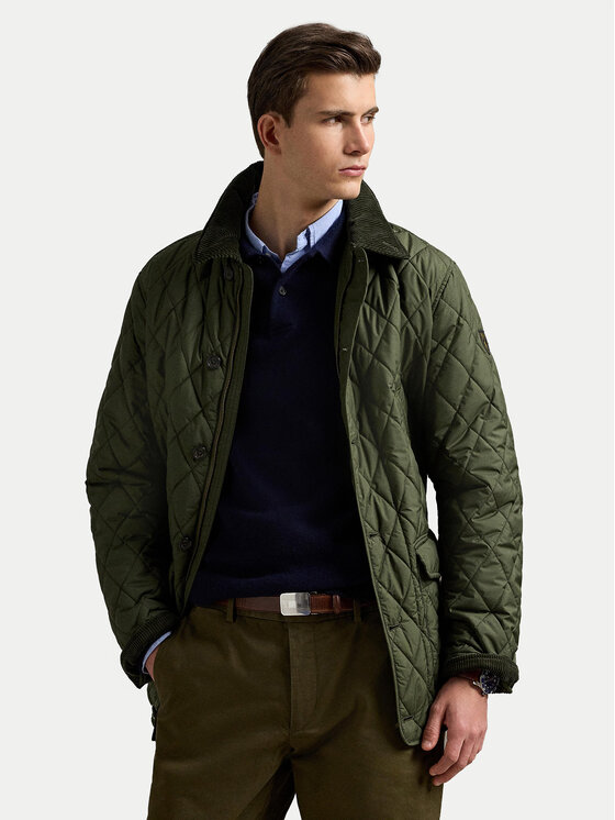 Polo Ralph Lauren Преходно яке 710938510002 Зелен Regular Fit цвят на ниска цена